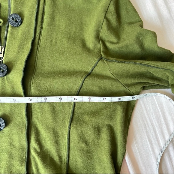Neon Buddha L Forest Green Zip Jacket/coat/tunic - Picture 8 of 12